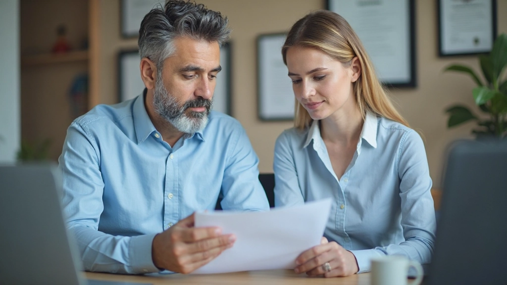 Специалист обсуждает навыки развития карьеры с наставником